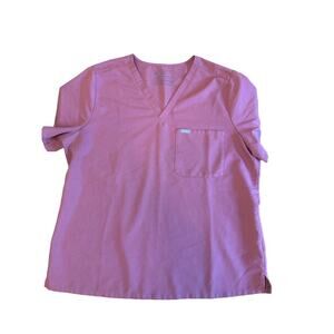 Figs Catarina One-Pocket Scrub Top (MAUVE)